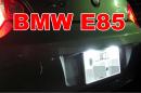 BMW Z4 E85 ロードスター LEDライセンスプレートライトユニット